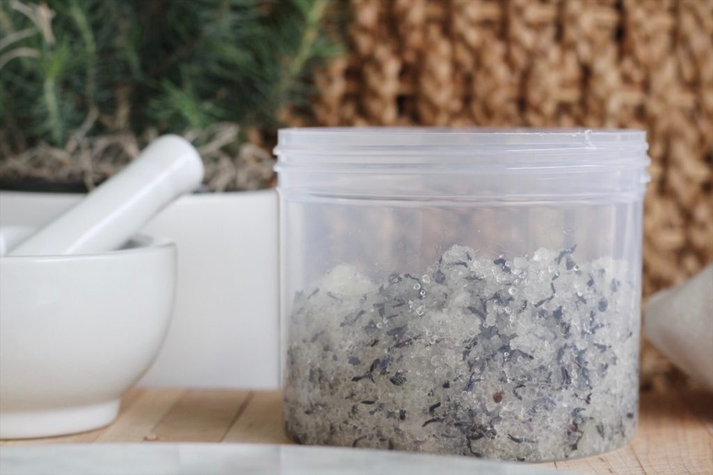 Earl Grey Salt scrub