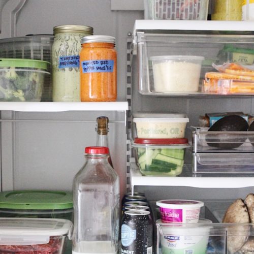 Getting your Fridge Organized for the Week