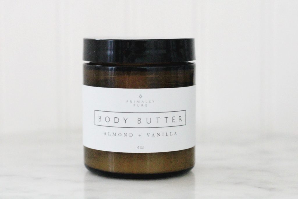 primally pure almond body butter