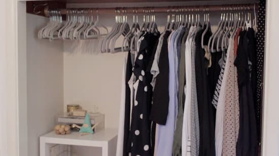 declutter your home closet